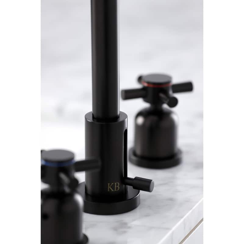 Concord Widespread Bathroom Faucet with Brass Pop-Up