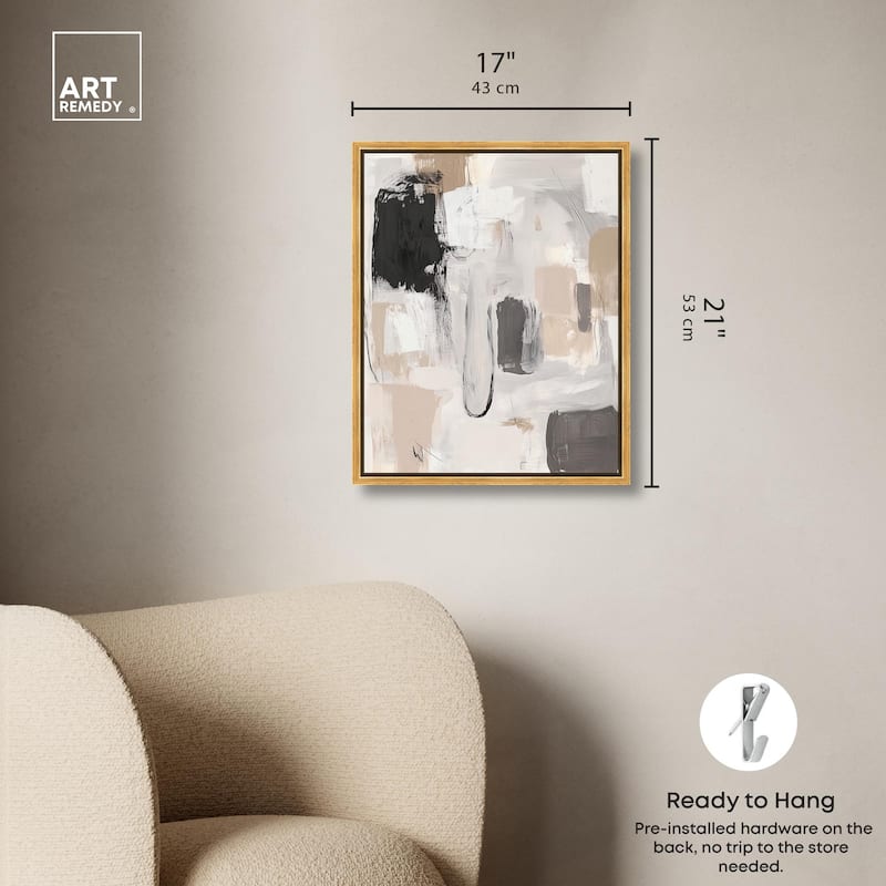 Beauty of Beige I Canvas by Art Remedy