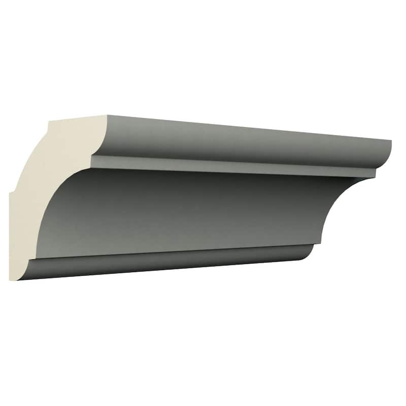 1"H x 1"P x 1 1/2"F x 96"L Morris Crown Moulding - 1-Pack