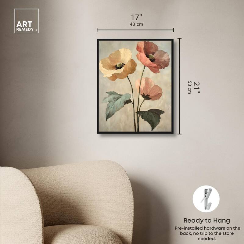Blush and Ochre II Canvas by Art Remedy