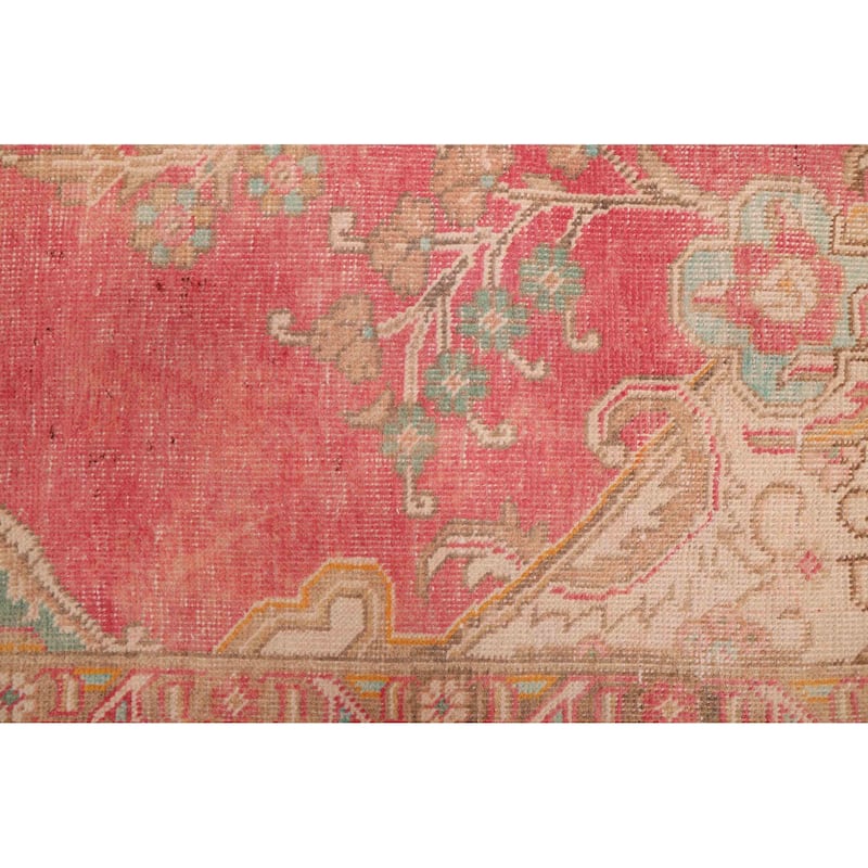 ECARPETGALLERY Hand-knotted Antalya Vintage Red Wool Rug - 9'5 x 12'7