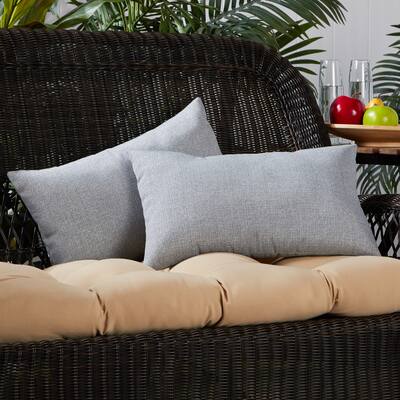 Outdoor 19-inch x 12-inch Polyester Accent Pillow (Set of 2)