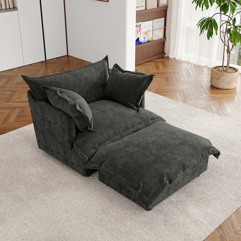 Double Layer Cushion Comfy Cloud Modular Sectional Sofa Set