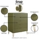 preview thumbnail 6 of 125, Manhattan Comfort 2-Piece Dumbo Modern Multi Drawer Dresser Set