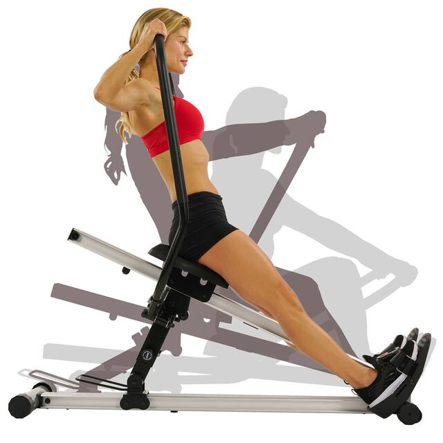 Sunny Health & Fitness Incline Full Motion Rowing Machine SFRW5720