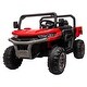 preview thumbnail 2 of 98, 24V Kids Ride-On Dump Truck, Remote Control, Realistic Dump Bed, Two-Seater, Ages 3-8