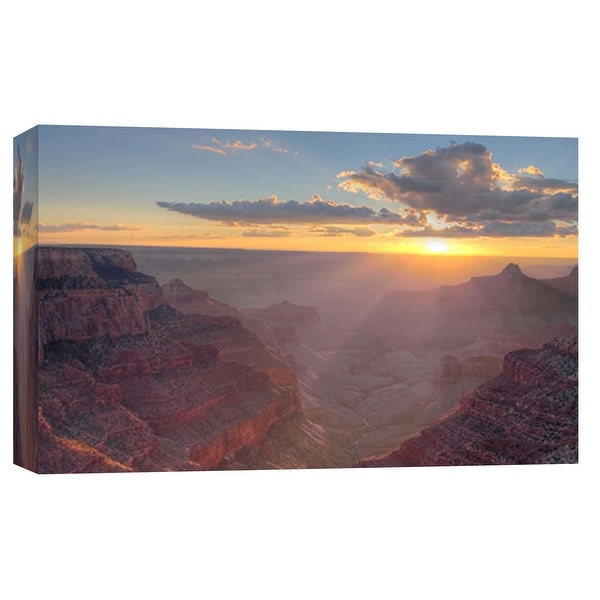 PTM Images 9-101956 PTM Canvas Collection 8" x 10" - "Grand Canyon Sunset" Giclee Canyons Art Print on Canvas