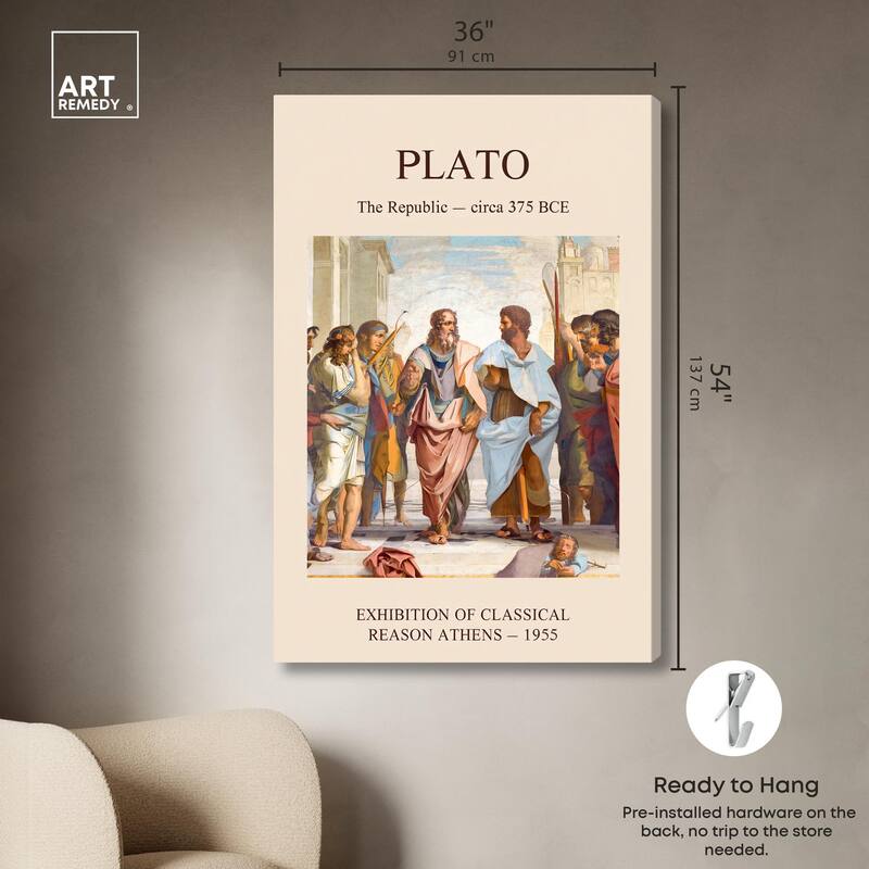 World of Plato's Republic Canvas by Art Remedy, Gallery Wrapped