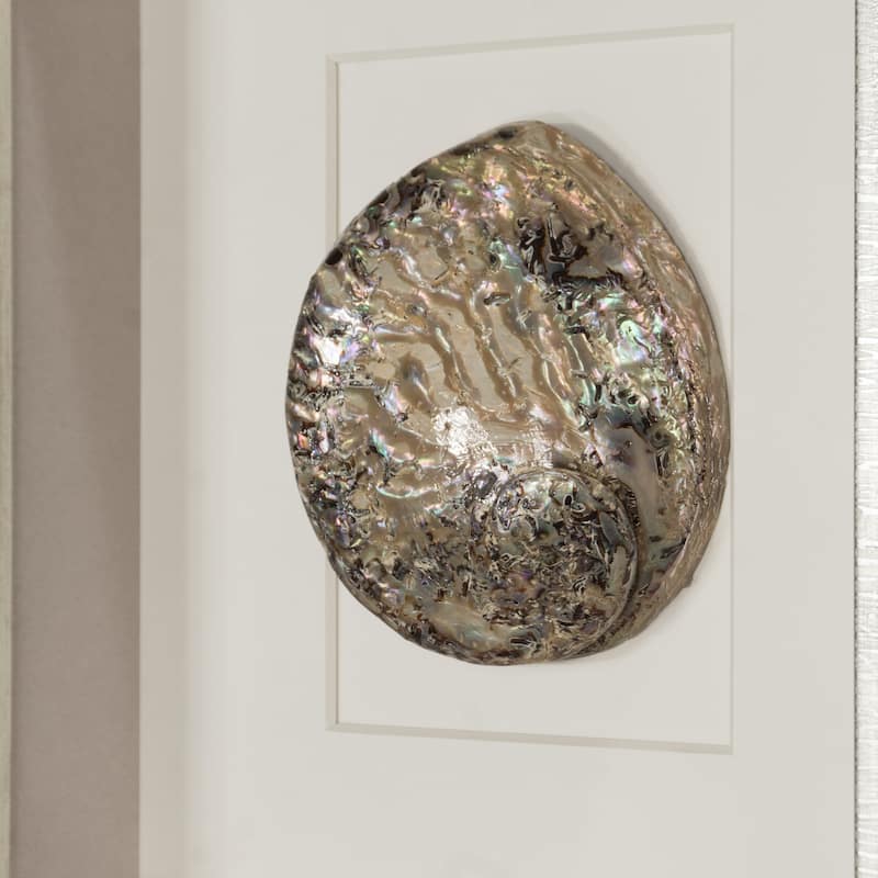 HUJI Abalone & Pearl Shell Shadow Box Wall Décor Set