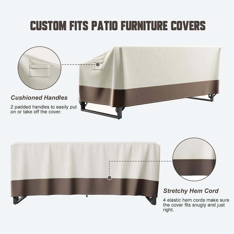 None Durable Outdoor Furniture Cover 600D Oxford Fabric