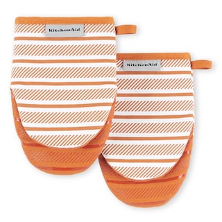 KitchenAid Albany Mini Oven Mitt Set 2-Pack - 5.5"x8"