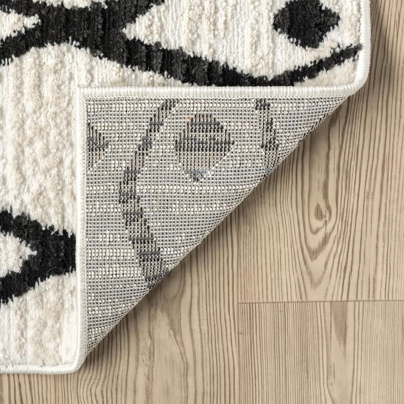 Abani Viva VIV160 Moroccan Geometric Tribal Area Rug