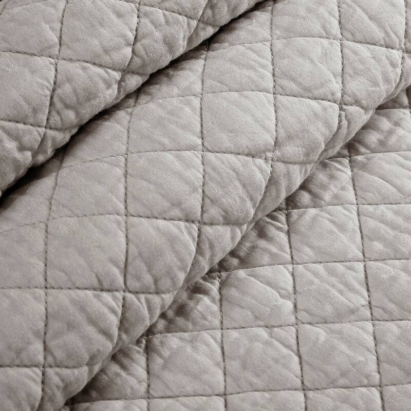 Copper Grove Balm Diamond Oversized Cotton 3-piece Quilt Set