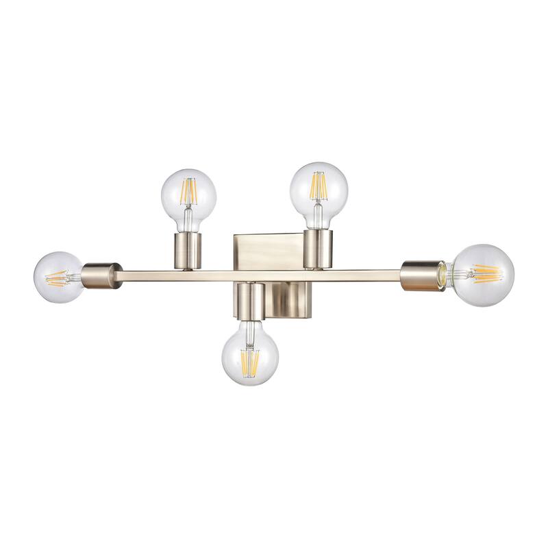 Elk Home Attune Satin Nickel Metal 5 Light Vanity Light