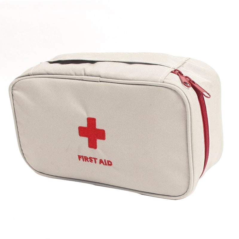 Travel Camping Hiking Medic Emergency First Aid Empty Kit Storage Bag - 9.6" x 5.5" x 3"(L*W*H)