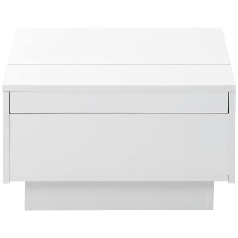 Multifunctional Extendable Coffee Table - 2 Hidden Storage Compartment