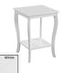 preview thumbnail 11 of 14, Convenience Concepts American Heritage Square End Table with Shelf