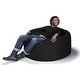 preview thumbnail 29 of 38, Jaxx 4 Foot Saxx Large Bean Bag Chair and Lounger for Teens and Adults - Microsuede