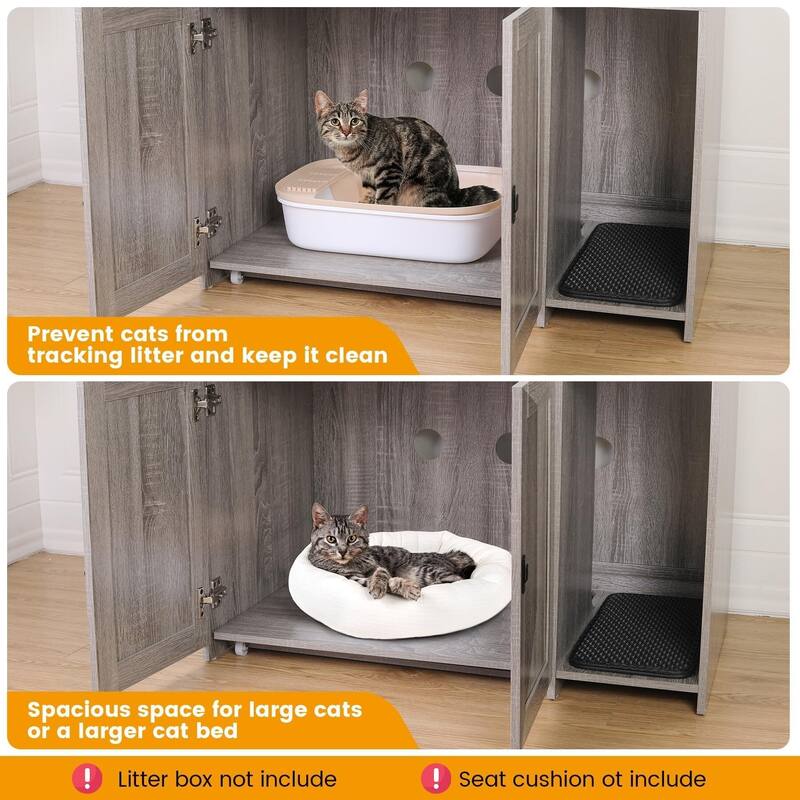 Cat Litter Box Enclosure Push-Pull Chassis