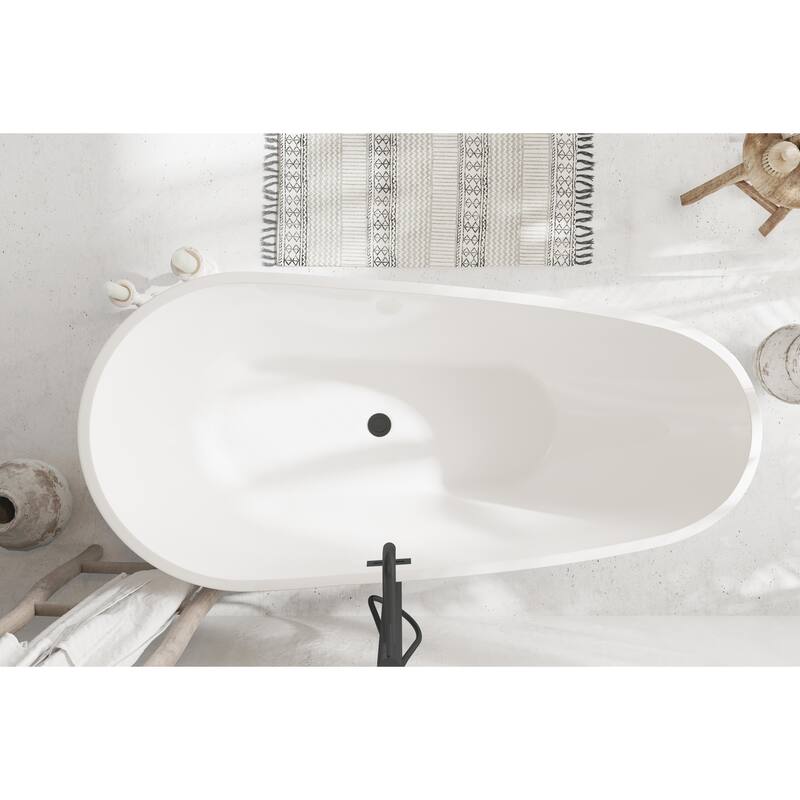 Hillary Bathtub in Glossy White