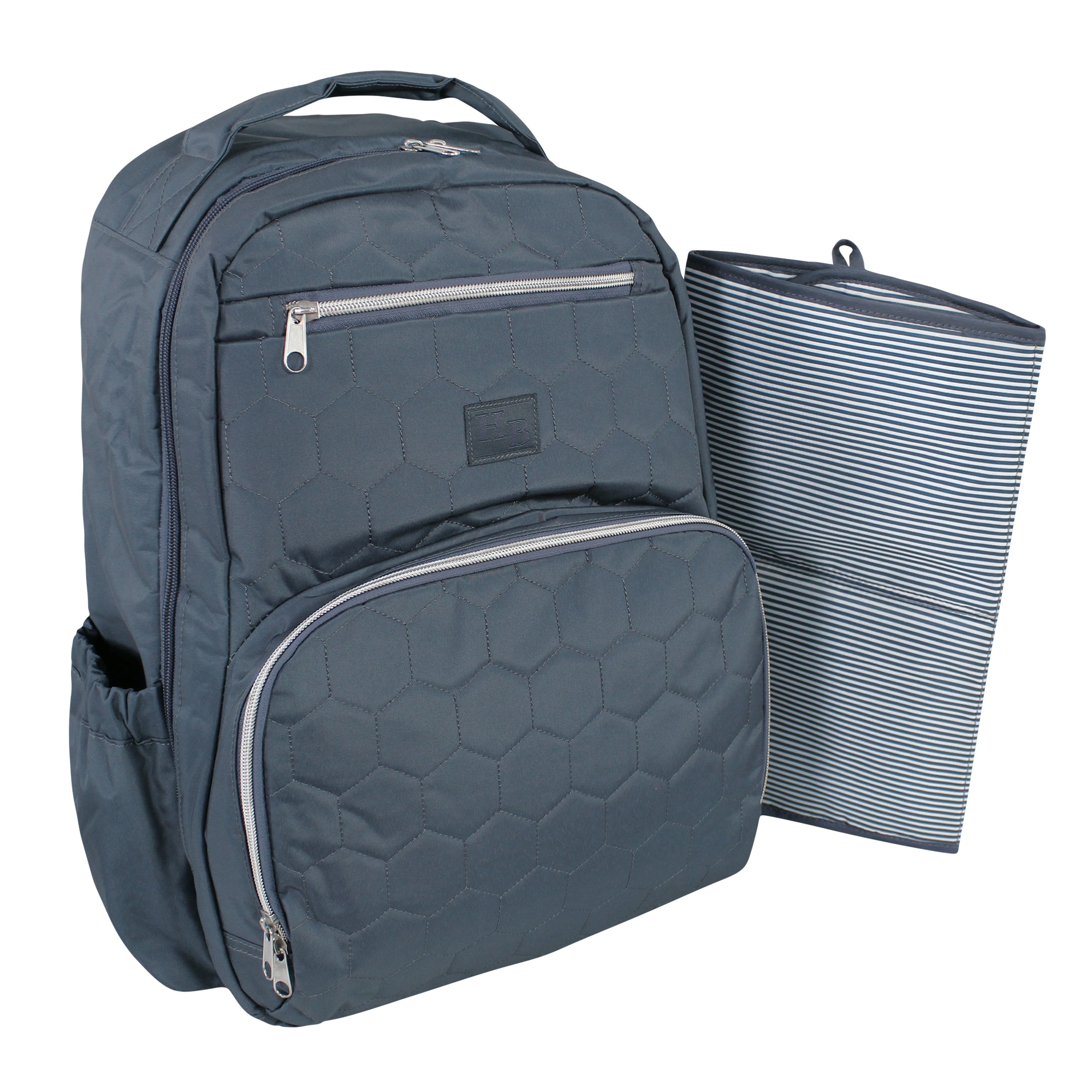 Hudson Baby Premium Diaper Bag Backpack and Changing Pad, Blue, One Size - Blue - One Size