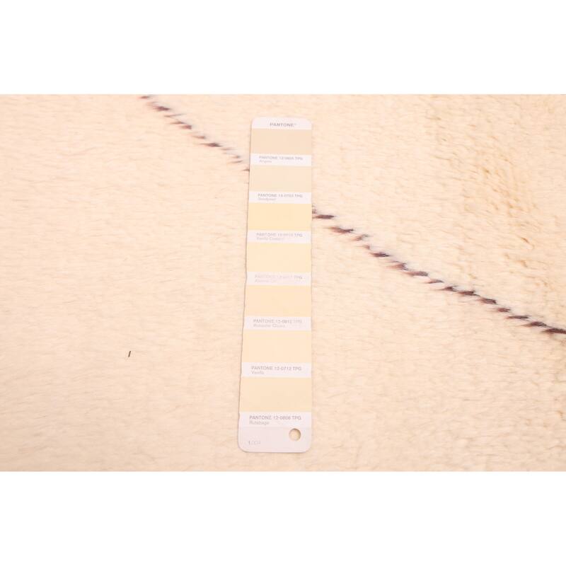 ECARPETGALLERY Hand-knotted Pak Finest Marrakesh Cream Wool Rug - 6'8 x 9'11