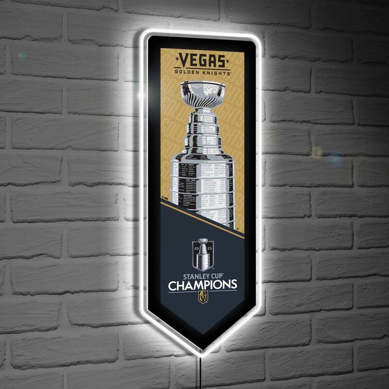 Las Vegas Golden Knights LED Lighted Sign - Silver