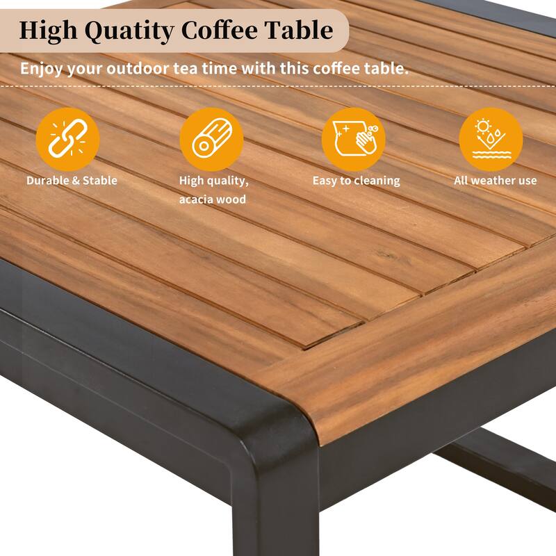 4 Pieces Outdoor Patio Conservation Set
