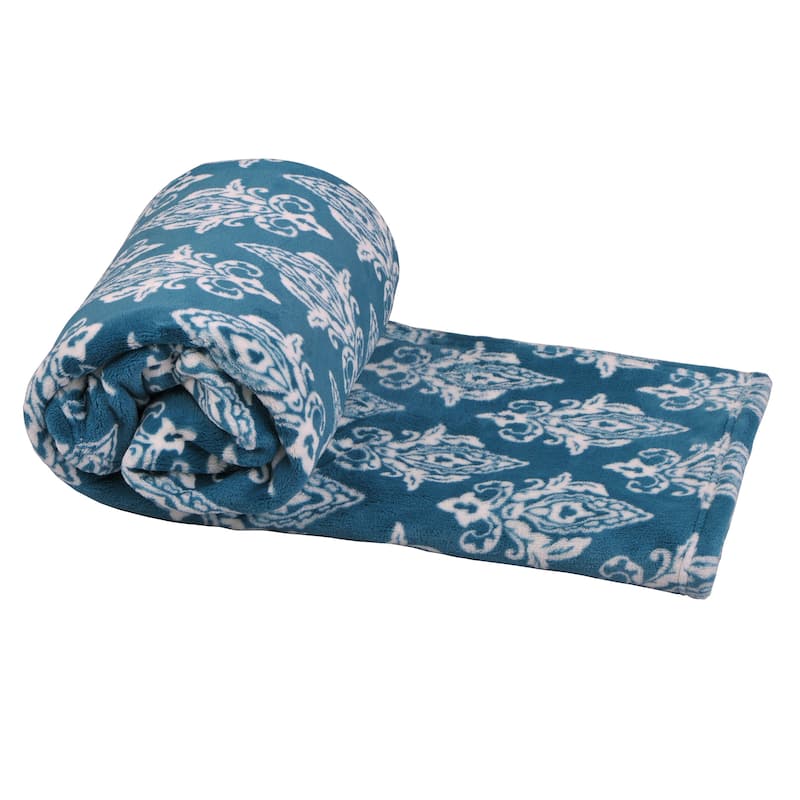 Flannel Velvet Hennessy Couch Cover Throw Blanket, 60" x 70"