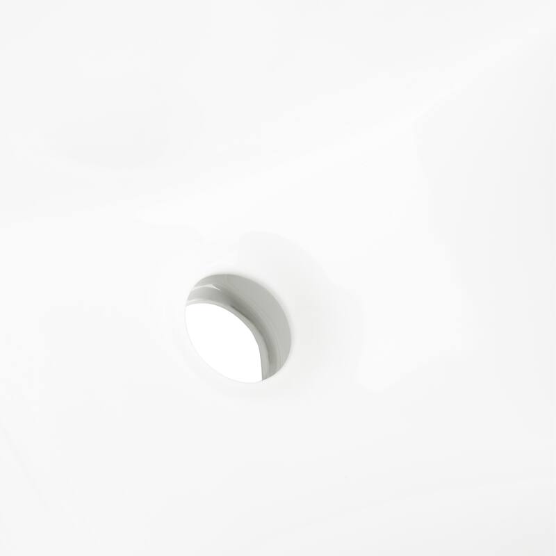 SAFAVIEH Solea Edwina Porcelain Ceramic Vitreous Rectangular 18.5 Inch White Undermount Bathroom Sink - 18.5" x 13.8" x 8.3"