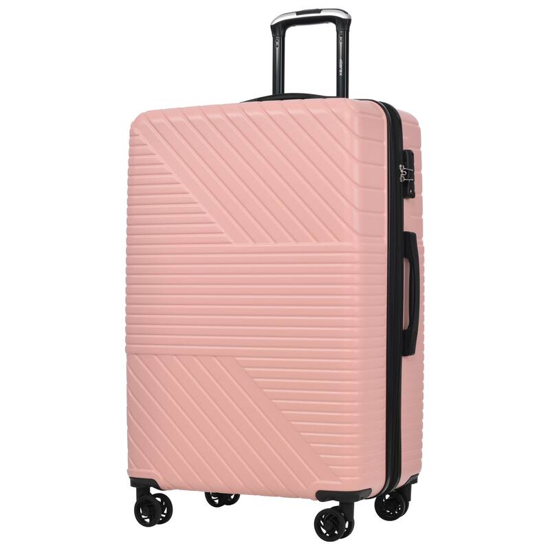3 Piece Hardshell Luggage Spinner 8 Wheels Suitcase Sets (20"24"28")