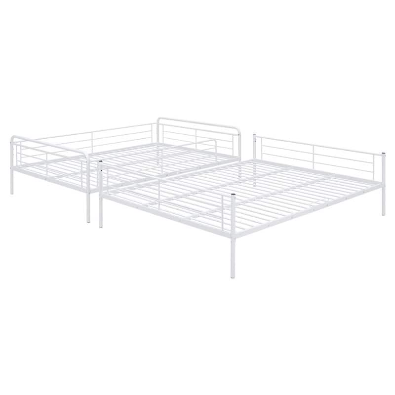 Full XL Over Queen Metal Bunk Bed