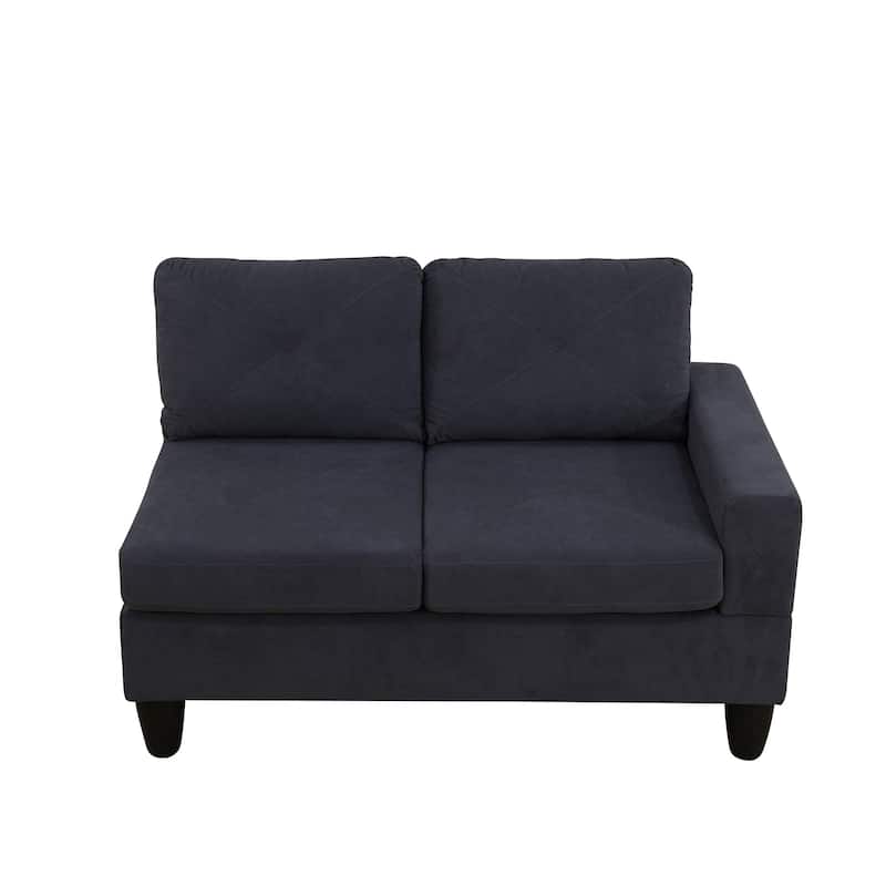 Contemporary 4-Piece L-Shaped Sectional Sofa Set