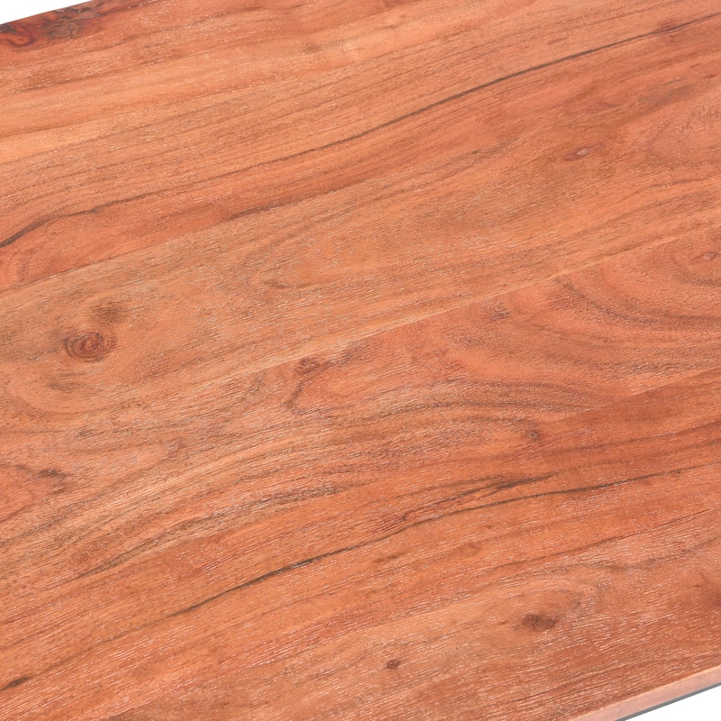 Wood and Metal Coffee Table