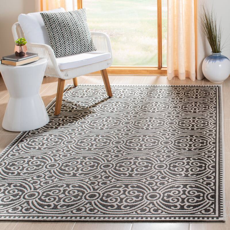 SAFAVIEH Linden Myriame Indoor/ Outdoor Waterproof Patio Backyard Rug