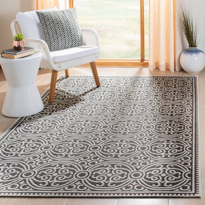 SAFAVIEH Linden Myriame Indoor/ Outdoor Waterproof Patio Backyard Rug