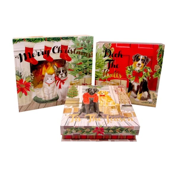 45356n punch studio nesting box flip top merry pets s 3 - Bed Bath ...