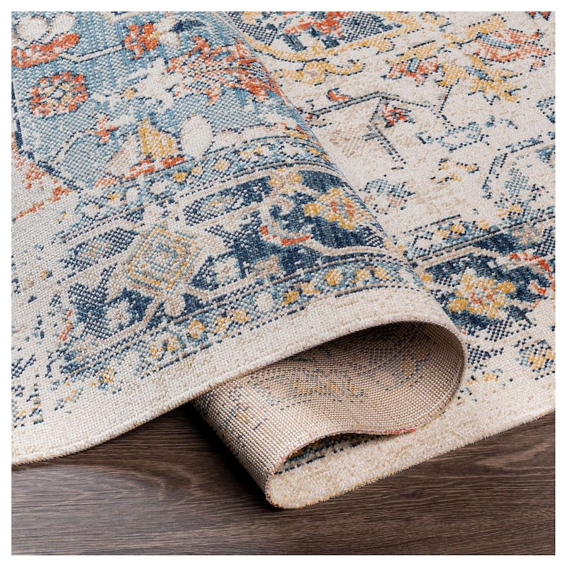 Livabliss Huntington Beach Traditional Indoor/Outdoor Area Rug