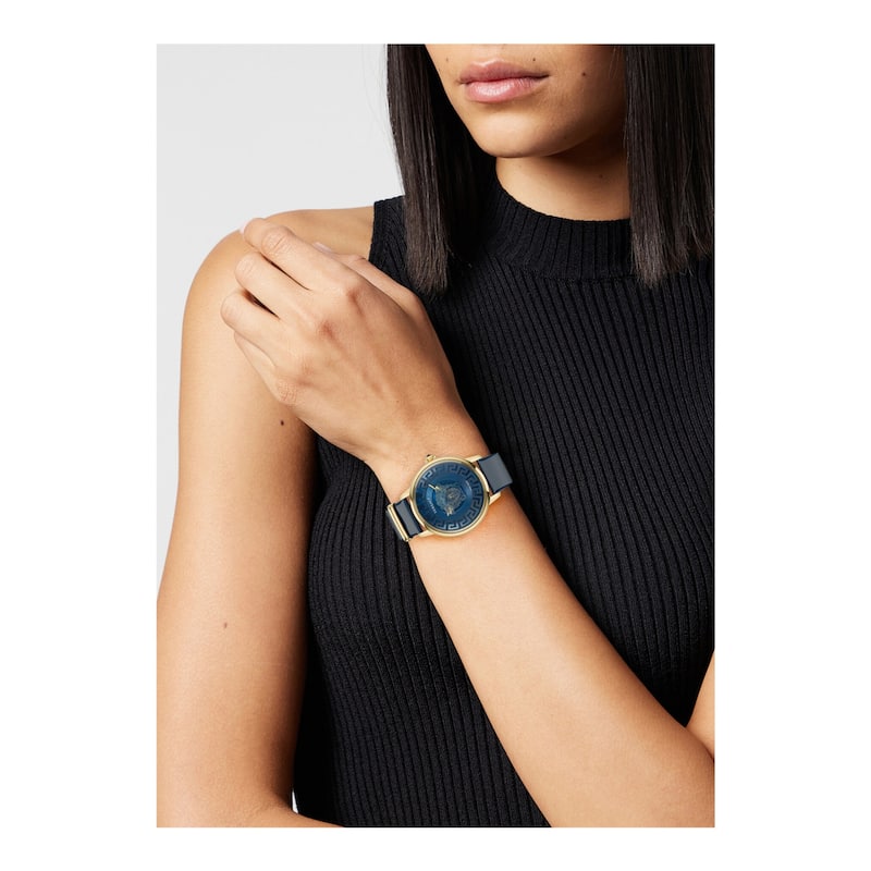 Versace Medusa Alchemy Leather Strap