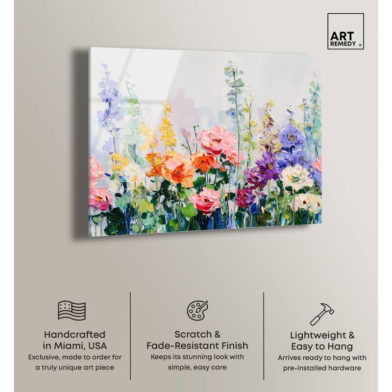 Summer Abundance II Acrylic by Art Remedy, Ready to Hang