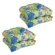 preview thumbnail 22 of 23, 19-inch Rounded Back Indoor/Outdoor Chair Cushions (Set of 4) - 19" x 19"