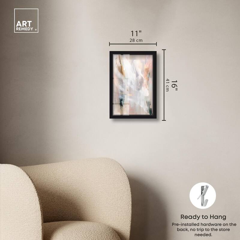 Drifting Colors I Shadowbox by Art Remedy