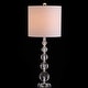 preview thumbnail 5 of 15, JONATHAN Y Harper 28.5" Crystal LED Table Lamp, Clear/Chrome (Set of 2)