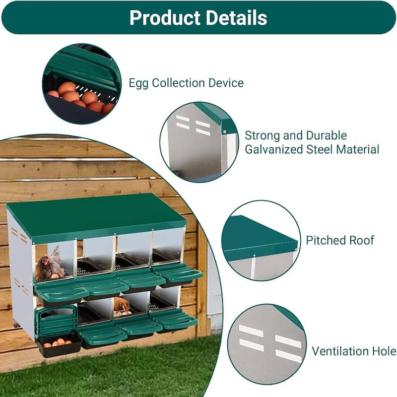Metal Chicken Nesting Box