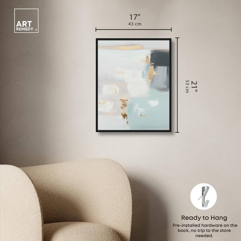 Misty Luxe I Canvas by Art Remedy