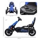 preview thumbnail 5 of 6, Kids Pedal Go Kart with 4-Position Adjustable Seat, Handbrake, and EVA Wheels