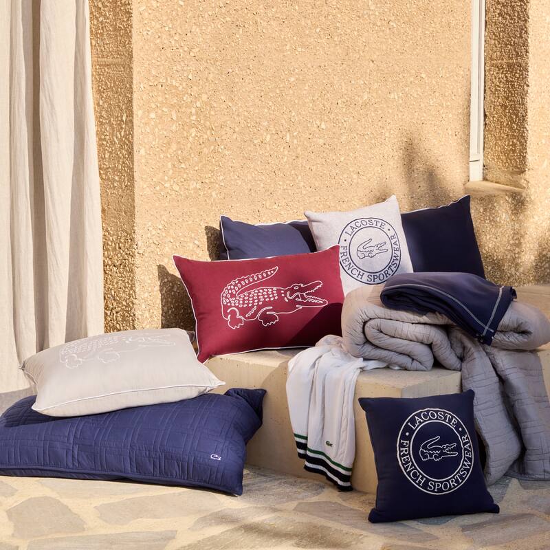 Lacoste Sportswear Cotton Decorative Pillow 16" x 16"