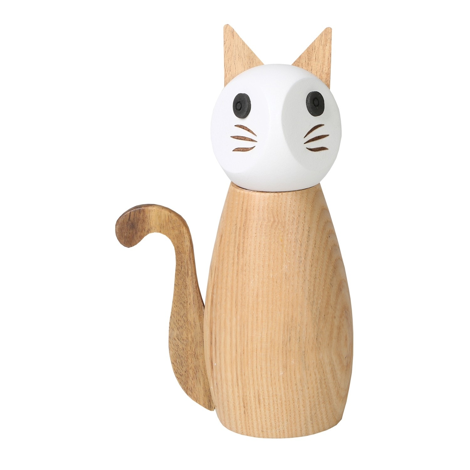 Shop Peterson House Cat Salt Or Pepper Mill Wooden Spice Grinder