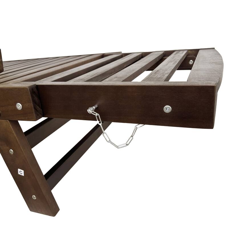 Outdoor Adjustable Sofa Chaise Lounge with Cushions