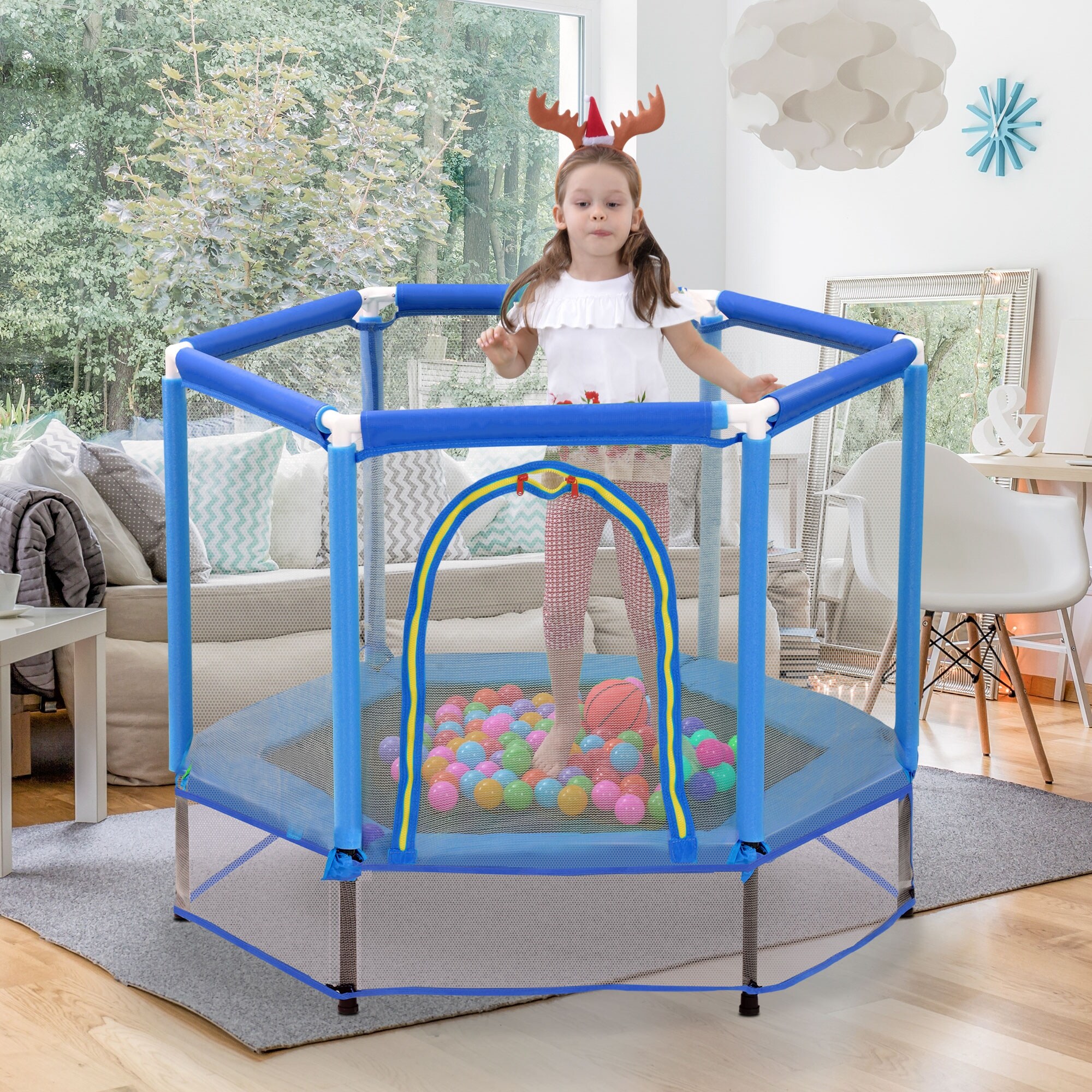 Baby trampoline with net new arrivals